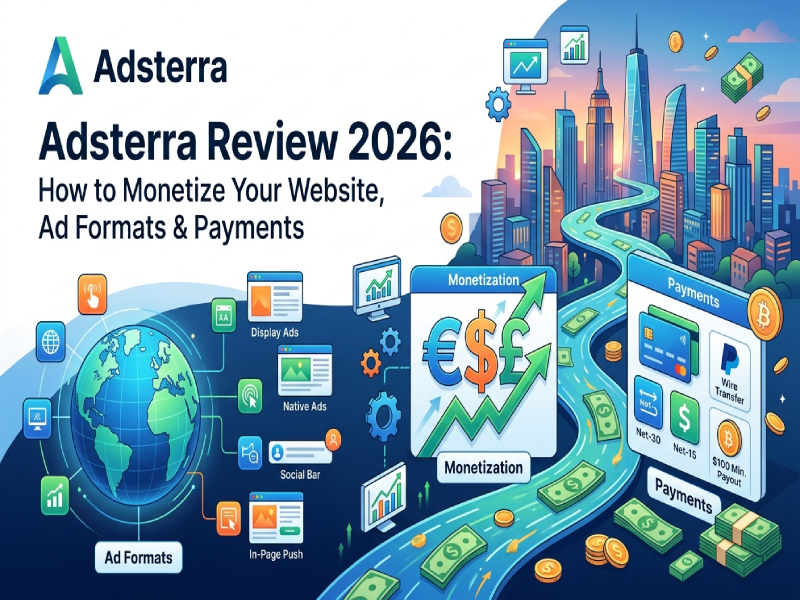 Adsterra Review 2026: How to Monetize Your Website, Ad Formats & Payments