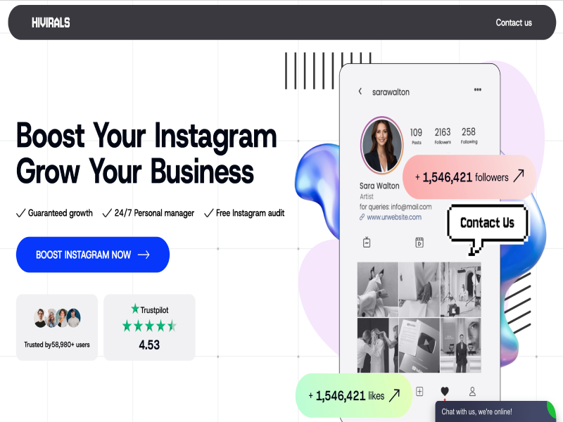 HiVirals – Instagram Growth & Engagement Services